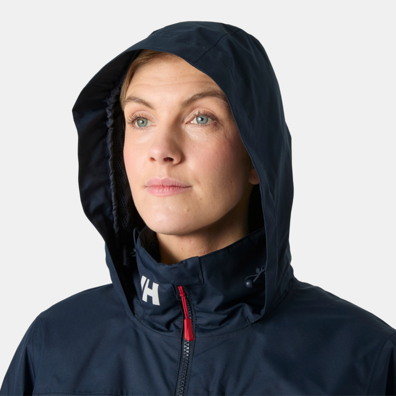 W CREW HOODED PILE JACKET