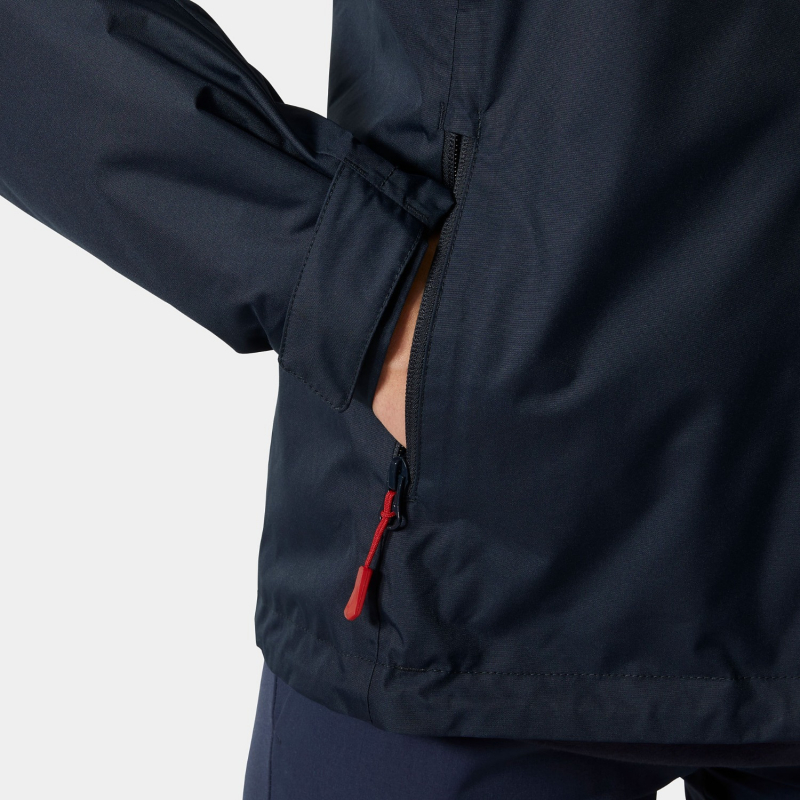 W CREW HOODED PILE JACKET