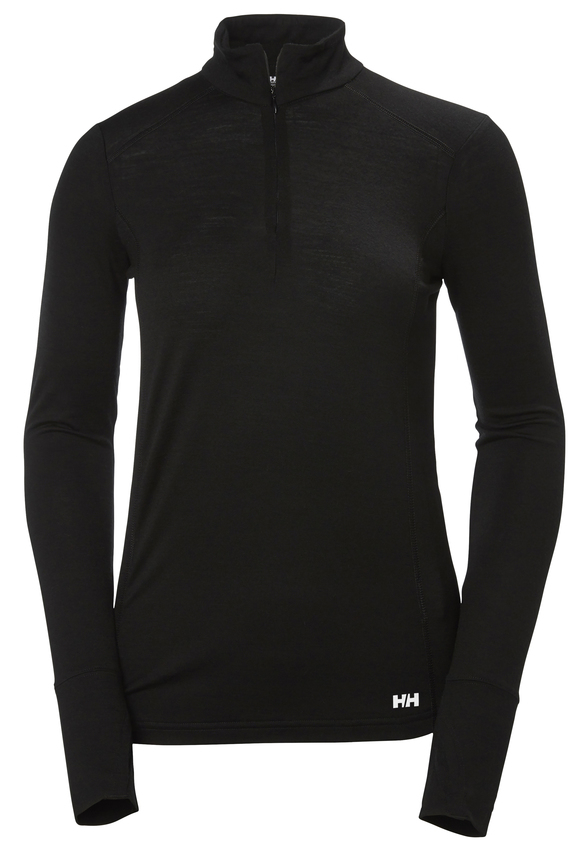 HH MERINO MID 1/2 ZIP PARA MUJER