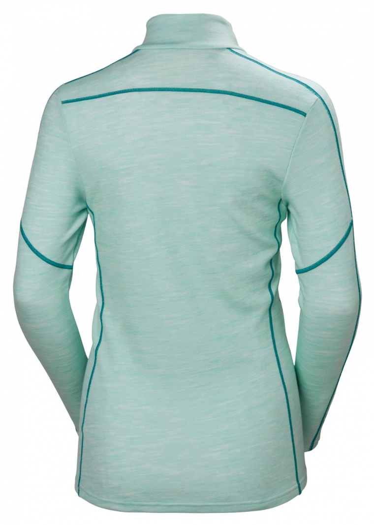 HH LIFA MERINO GRAPHIC 1/2 ZIP PARA MUJER