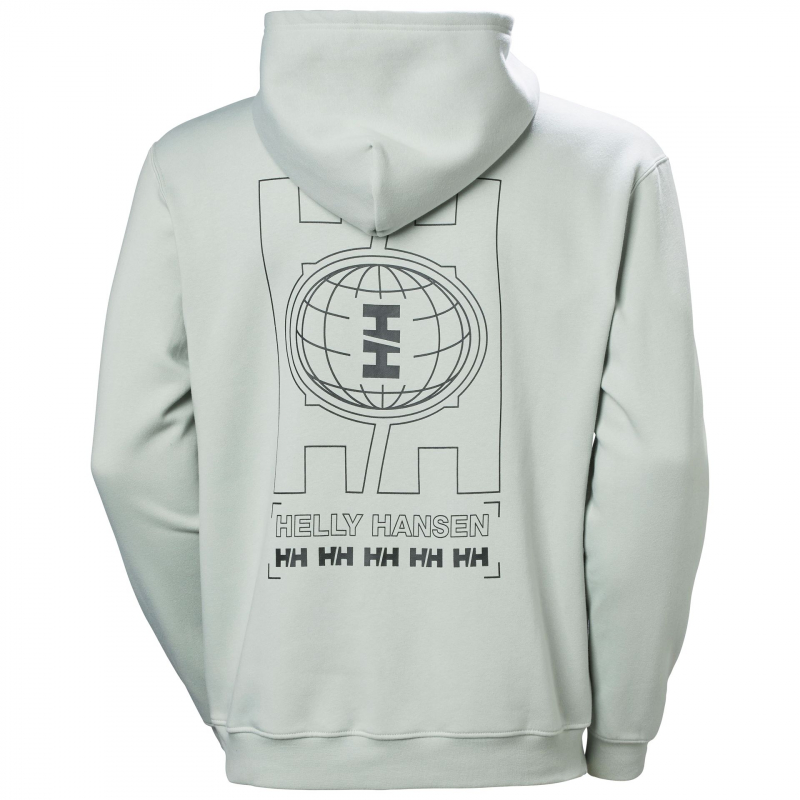 COTTON FLEECE GRAPHIC HOODIE