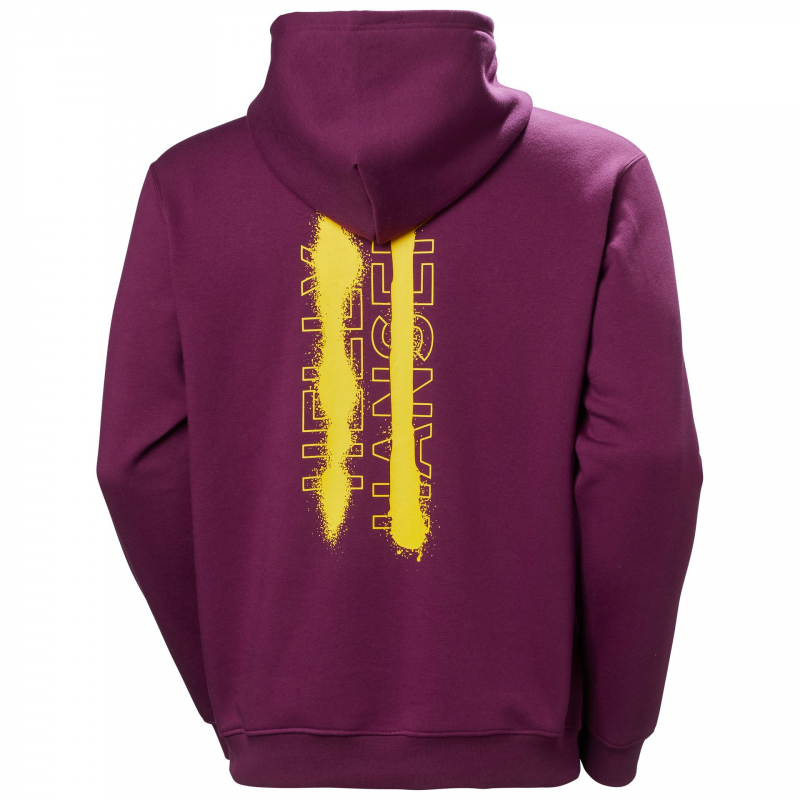 COTTON FLEECE GRAPHIC HOODIE