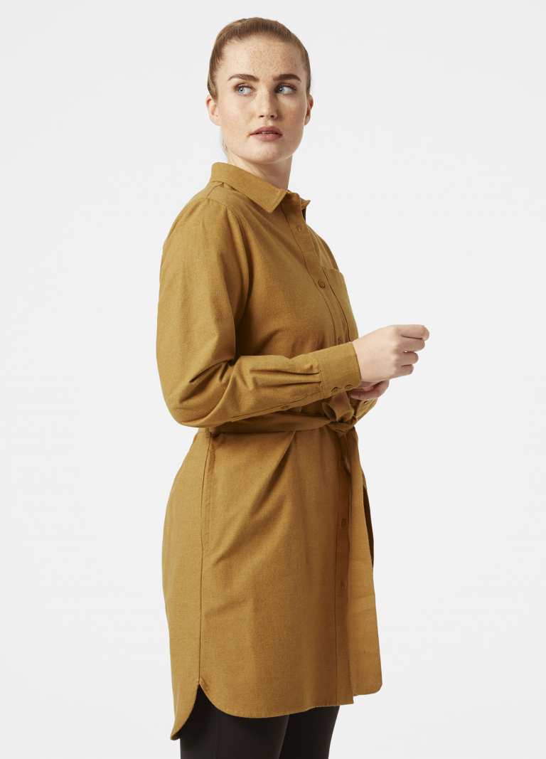 ORGANIC FLANNEL SHIRT DRESS PARA MUJER
