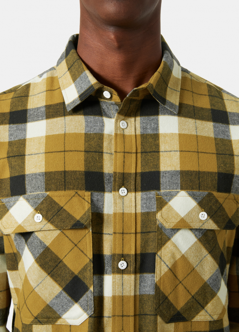 LOKKA ORGANIC FLANNEL LS SHIRT