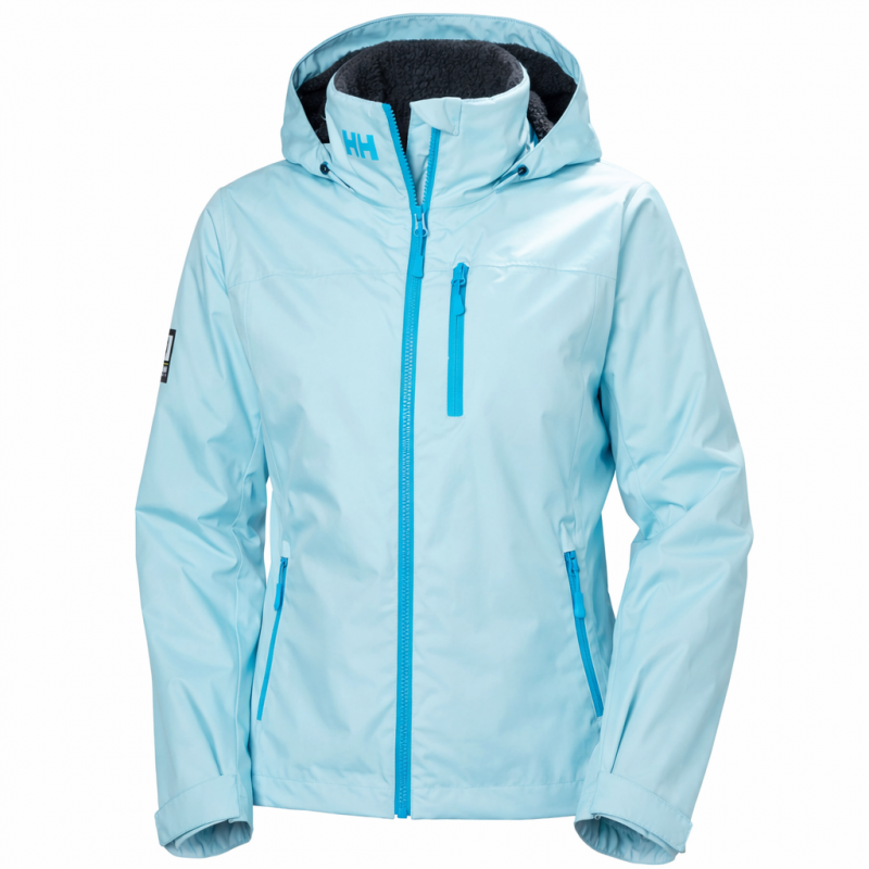 W CREW HOODED PILE JACKET