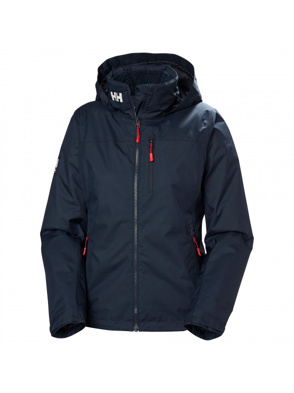 W CREW HOODED PILE JACKET