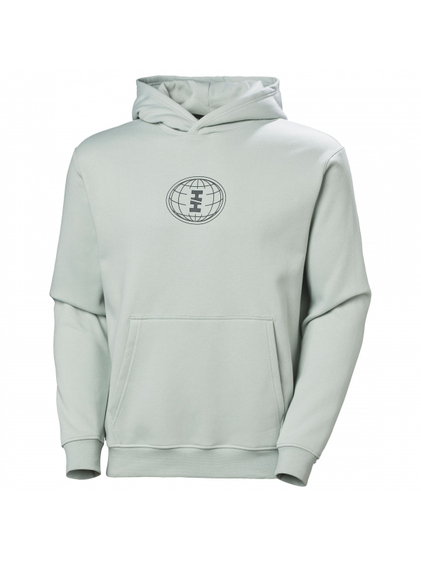COTTON FLEECE GRAPHIC HOODIE
