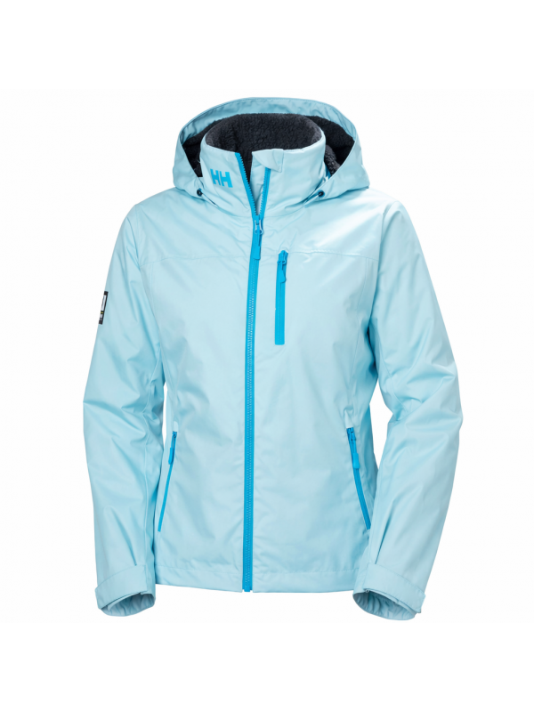 W CREW HOODED PILE JACKET
